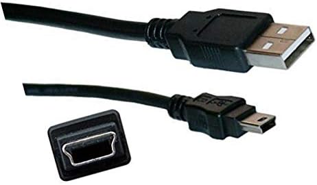 ANRANK UC2092AK USB Кабел за синхронизация, Зарядно Устройство, Кабел за Tomtom XL XXL N14644 GO 920 930 720 GPS, Черен