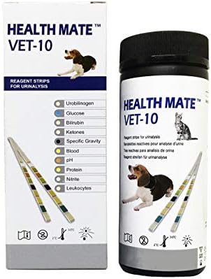 Тест-ленти Лесно Dog, Cat Пет Health за урина с 10 параметри (опаковка от 25 парчета)