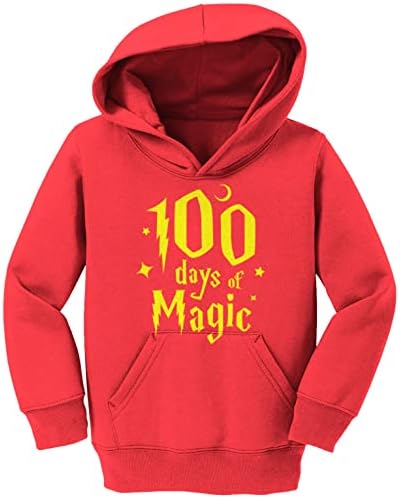 Tcombo 100 Days Of Magic - 100-та на Учебния ден За деца /Youth Руното hoody с качулка