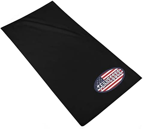 Кърпа-Гъба с Флага на Американския Тенеси 28,7 х 13,8, Кърпички За Лице От най-добрите Влакна, Высокоабсорбирующие Кърпи, Кърпи
