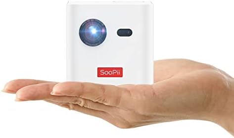 Мини DLP-проектор SooPii, Преносим проектор 5G WiFi с функцията 3D, smart проектор с поддръжка на HD 1080P, Android