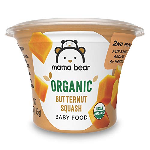 Органична Бебешка храна Мама Мечка Butternut Squash, 4 Унция чаша