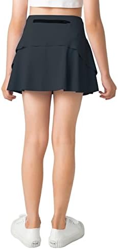 Детска спортна тенис пола за момичета LETAOTAO Golf Skort с джобове с цип и Къси панталони UPF50+