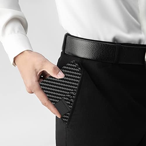 тънък портфейл furid Minimalist За мъже-Чантата от Въглеродни влакна-Държач за кредитни карти в Предния джоб с