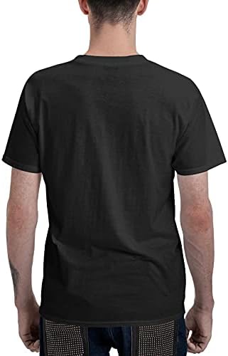 Мъжка Тениска С кръгло деколте, в памучна Риза с Къс ръкав, Тениски