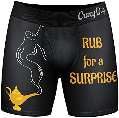 Тениски Crazy Dog, Мъжки Слипове-Боксерки с Изненада, Забавно Саркастическое Обидно Бельо за момчета, Шега