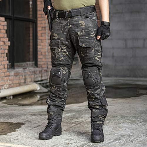 IDOGEAR G3 Армейските Панталони Мультикамерные Панталони с Наколенниками за Мъже, Тактически Панталони с много джобове,