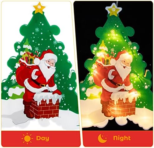 ПРЕНОСИМ Коледен Декор Коледна Лампа-Търтей Коледен Прозорец Светлина Коледно Led Светлина Коледна Витрина Led Декор