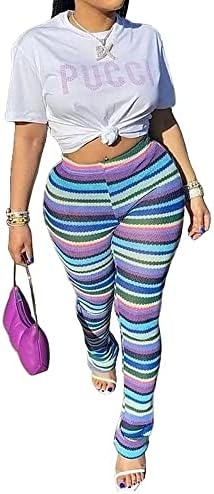 Многослойни панталони Hoibmasp за жени, под формата на Фини Трикотажни Панталони с Висока Талия, различни цветове S-XXL