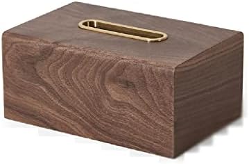 Дървена кутия за салфетки DINGZZ, Латунное Декорация за Хол, Маса Хартиена кутия, Украса за дома, Декорация (Цвят: D, размер: