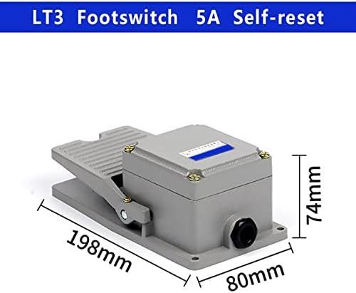 1 бр. Foot switch LT3 LT4 с алуминиев корпус, Незабавен Ключа за управление, Електрически Педал за хранене,