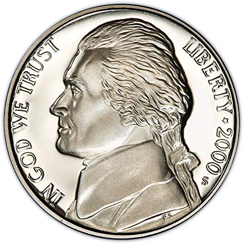 Монетен двор на САЩ, Jefferson Nickel Choice с разбивка 2000 г., Без да се прибягва