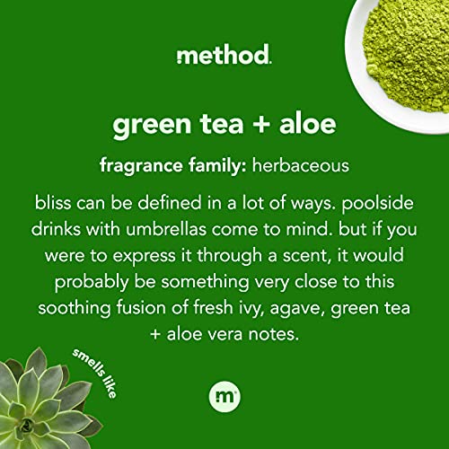 Гел-сапун за ръце Method, Зелен чай + Алое, 34 грама, 1 опаковка, Опаковката може да се различават