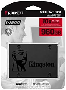 Kingston - SQ500S37/960G Q500 - Твърд диск - 960 GB - Вътрешен - 2,5 - SATA 6 GB / s.