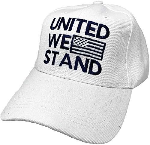 Черна Патица Брандираната Бродирани Патриотическая бейзболна шапка United We Stand с Регулируема Глава/Кепкой