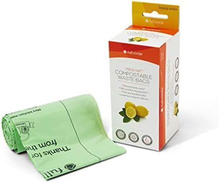 Пълен пакет за биоразлагаемого Компост на открито, с аромат на лимон, на 2,5 литра, 25 грама