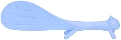Качествена Пластмасова Лъжица Оризово във Формата На Красиви Протеин, Стоящи Ориз Лъжица с Незалепващо покритие, Кухненски