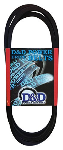 D&D PowerDrive 25N3180 Метричен Стандарт Заменяеми колана, 8, 1 Лента, Дължина 125 , Гума