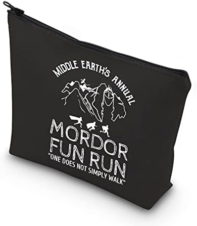 WCGXKO подарък Рицар на Рохан на Годишното състезание Middle Earth's Mordor Fun Run One Does Not Simply Walk Чанта за грим с цип (СРЕДИЗЕМЬЕ)