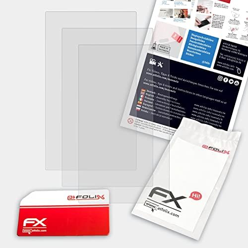 Защитно фолио atFoliX, съвместима със защитно фолио Snooper S2700 EU за екрана, Антибликовая и амортизирующая защитно фолио FX (3X)
