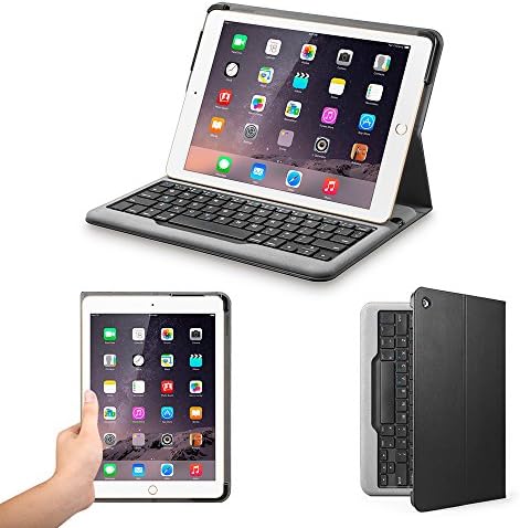 Калъф-клавиатура Anker Bluetooth Folio за iPad Air 2 - умен калъф с функция за автоматично преминаване в режим на заспиване / събуждане, удобни бутони и 6-месеца живот на батерията