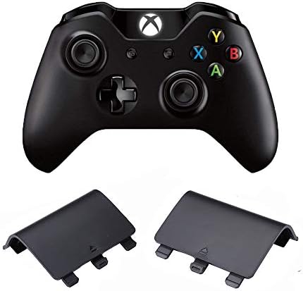 2X Капак на отделението за батерията на контролера на Xbox One, Детайл за ремонт на гърба на батерия, Съвместима с безжичен