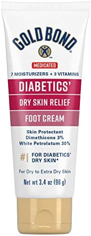 Крем за крака Gold на Ultimate Bond Diabetics 'Dry Skin Relief Foot Cream 3,4 грама, успокоява Дискомфорт на кожата