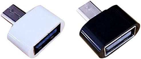 YFQHDD Универсален адаптер Конектор Micro, Micro USB 2.0 за Мобилен телефон USB2.0 Кабелен Адаптер (Цвят: черен)