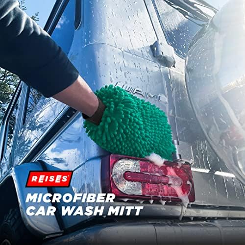 Рукавица за измиване на автомобили Reises 2 опаковки – Гъба за миене на превозни средства - Ръкавици от микрофибър за миене на превозни средства - Не оставяйки драскот?