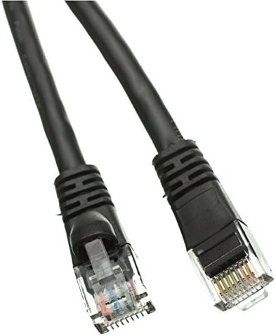 Свързване на Ethernet кабел Cat5e Черен цвят, Формованный Обувки без Довършителни 10 Метра, CNE540719