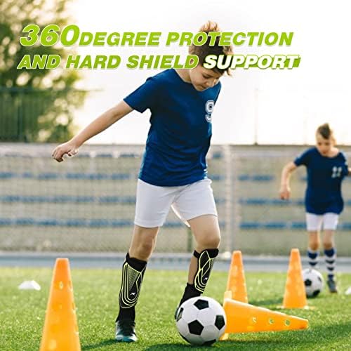 Футболни щитове за защита на пищяла, с глезена, Суперзащитные Гъвкави нисък профил За Възрастни, младежи, юноши и девойки