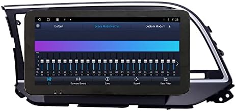 WOSTOKE 10,33 QLED/IPS 1600x720 Сензорен екран CarPlay и Android Auto Android Авторадио Автомобилната Навигация Стерео Мултимедиен плейър GPS Радио DSP За Hyundai Elantra -2018