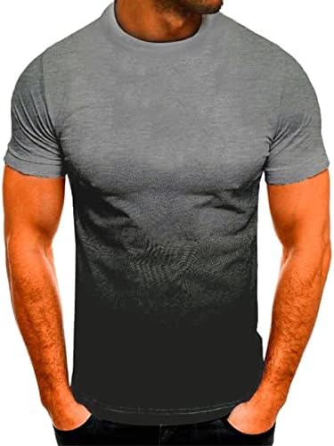 Мъжки Дизайнерски Тениски, Тениска с кръгло деколте, Графични Ризи за Мъже, Ризи с Мускулна Засаждане, Мъжки Ризи с Цветен Модел и Блузи