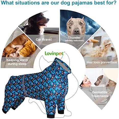 Гащеризон за кучета LovinPet PJS, Пижами, За кучета, За да се Грижа За раните /Хирургично Възстановяване, Риза