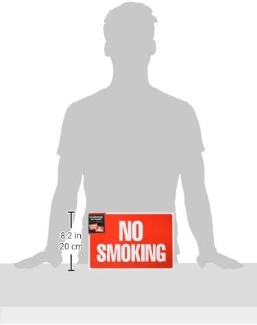 Знак Cosco НЕ на тютюнопушенето / БЕЗ ФУМАРА, 2 страни, 8 x 12 (098068)