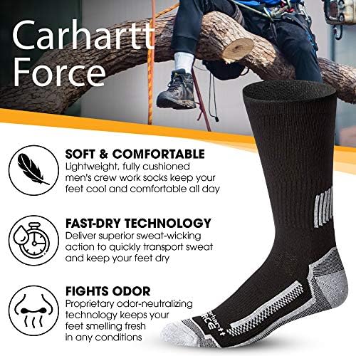 Чорап Carhartt мъжки Force Средно тегло 3 Опаковки