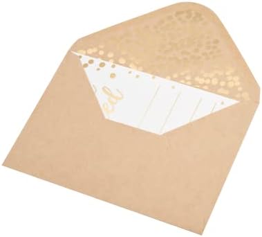 Покана карта в опаковка от 50 броя - Елегантни Поздравителни картички с надпис 'Вие сте поканени' Букви от