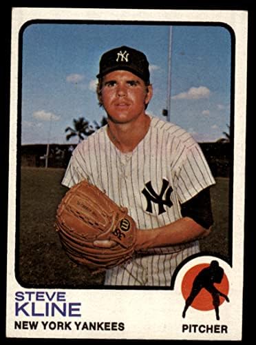 1973 Topps 172 Стив Клайн Ню Йорк Янкис (бейзболна картичка), БИВШ играч на Янкис
