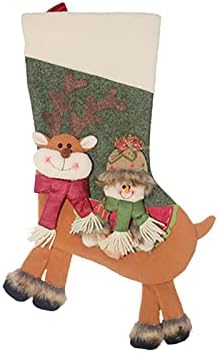 Чорапи Чанта Украса Коледен Чорап Подарък Плетене На Чорапи Пакет Чорап Украшение Закачалка Ред