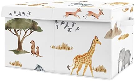 Сладък дизайн Jojo Животни Джунгла Малък Текстилен Кутия За Играчки Кутия За Съхранение Съкровище на Детска Детска
