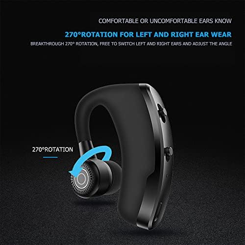 Безжични слушалки CXZ, 25 часа работа в режим на разговор Безжична Монофоническая Bluetooth слушалка с HD-микрофон CVC8.0 Bluetooth слушалките с шумопотискане, с възможност на зав