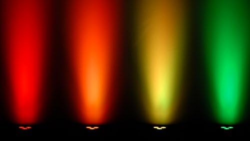 Трицветна led светлина за миене на съдове CHAUVET DJ EZwedge Tri, захранван с батерии и Вградено дистанционно управление