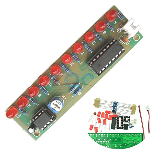 NE555 + CD4017 Комплекти за практическото Обучение Led Модул Мигащи Светлини Електронен Набор от LSD-10 3-4,5 V САМ за Arduino