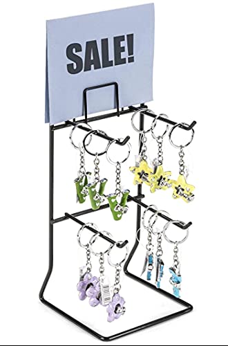 Нов Багажник за изложбата стоки 4 Peg - 9.8 H Top Key Chain & Small Items Counter
