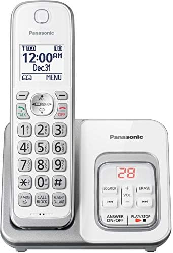 Безжичен телефон Panasonic KX-TGD530W с гласова поща - 1 Тръба (обновена)