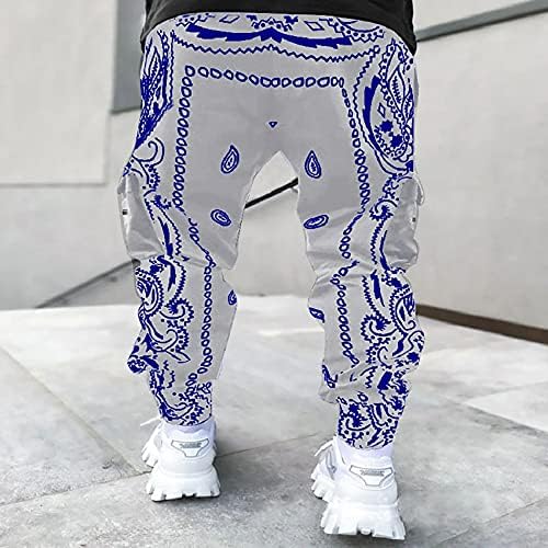 JLFNYA Мъжки Панталони-карго 2023, Модерни Улични Панталони Y2k в стил графити, Панталони в стил хипи, Ежедневни