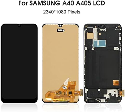 SHOWGOOD LCD дисплей за Samsung Galaxy A40 A405F LCD дисплей с сензорен екран Дигитайзер, Подмяна на Samsung A40 A405FN Дисплей (автентични, без рамка)