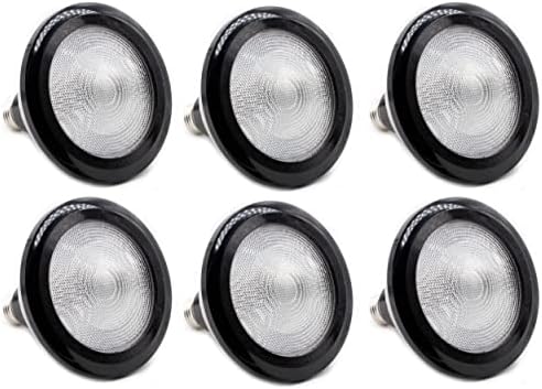 (6 крушки) GE 50630 Low Glare LED PAR30, 12 W, Черен, С регулируема яркост, Обектив за визуален комфорт, 40-Градусная