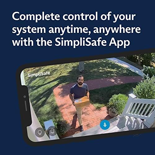 Звънец SimpliSafe - Съвместима със системата за домашно сигурност SimpliSafe - Най-новото поколение