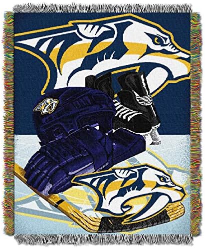 Официално Лицензиран Тъкани Гобеленовый Каре NHL Homefield Ice Предимство, 48 x 60, Многоцветен